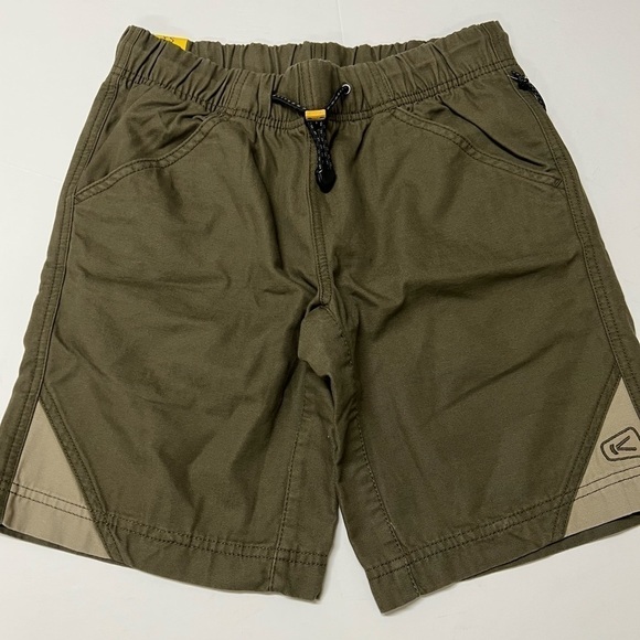 Keen Pants - NWT Keen Inc Womens Olive Green Khaki Washed Canvas Slacker Short Size XS